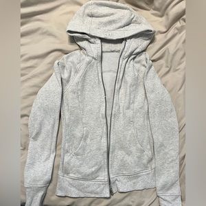 Healthier white scuba full zip - DAMAGED zipper